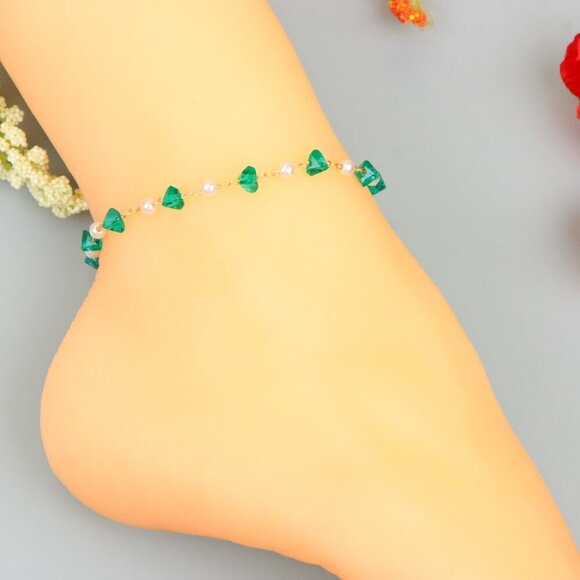 "Handmade Anklet – A Stylish Choice for Women, Thoughtful Gift Idea, EVCH1391 - Picture 2 of 10